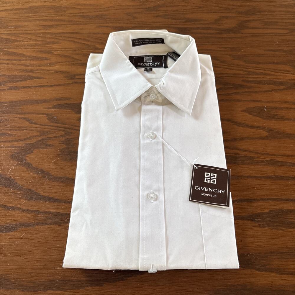 Givenchy Monsieur White Button Up Shirt Size 15 NWT New